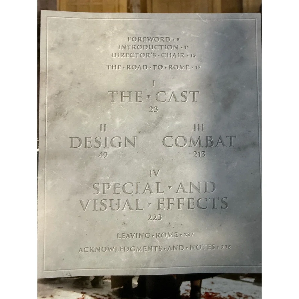 Gladiator II The Art and Making‎ of the Ridley Scott Film Hardcover Book Walsh